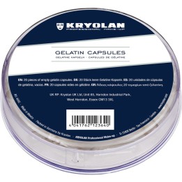 Gelatine Capsules - kapsułki żelatynowe puste op. 20 szt