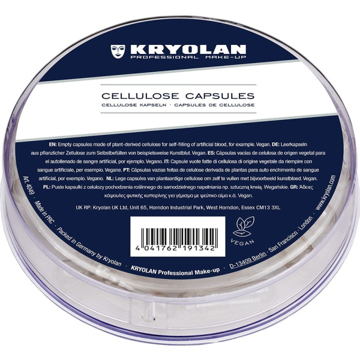 Cellulose Capsules - puste kapsułki celulozowe 20 szt