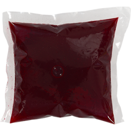 Blood Sachet 4 cm x 4 cm - sztuczna krew spożywcza w saszetkach