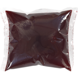 Blood Sachet 5 cm x 5 cm - sztuczna krew spożywcza w saszetkach