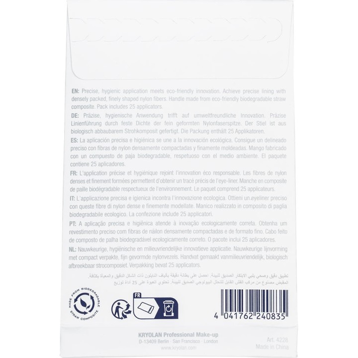 Eye Liner Applicator - jednorazowe pędzelki do eyelinera op. 25 szt