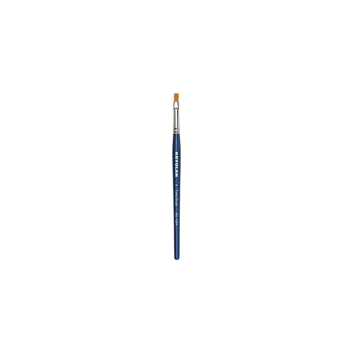 Flat Torey Brush # 4 - pędzelek syntetyczny płaski
