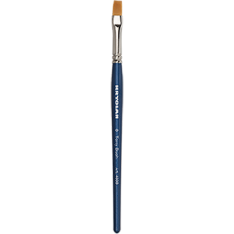 Flat Torey Brush # 8 - pędzelek syntetyczny płaski