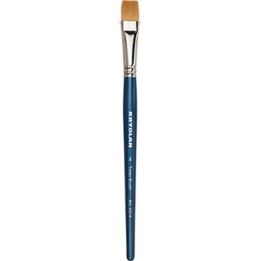 Flat Torey Brush # 14 - pędzelek syntetyczny płaski