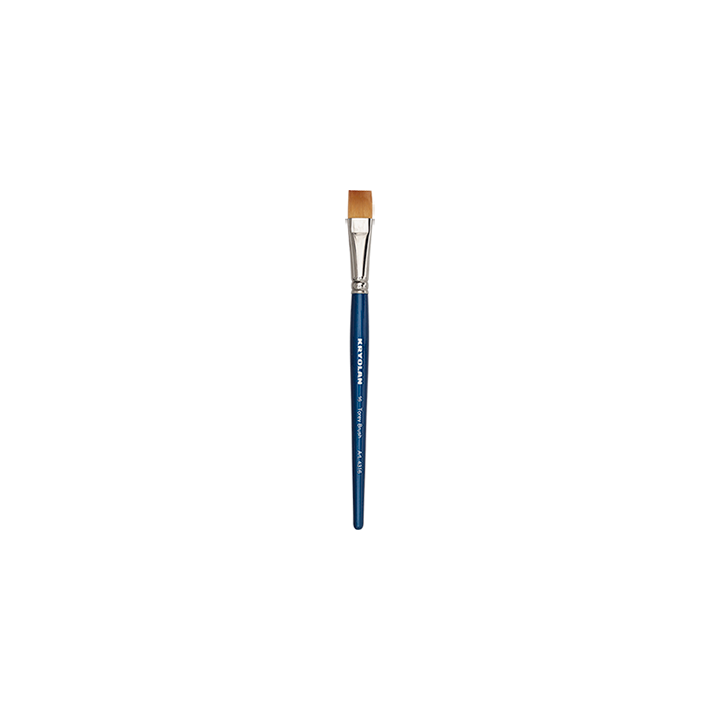 Flat Torey Brush # 16 - pędzelek syntetyczny płaski