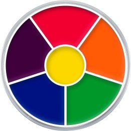 Cream Color Circle UV-Dayglow - kremowa farba