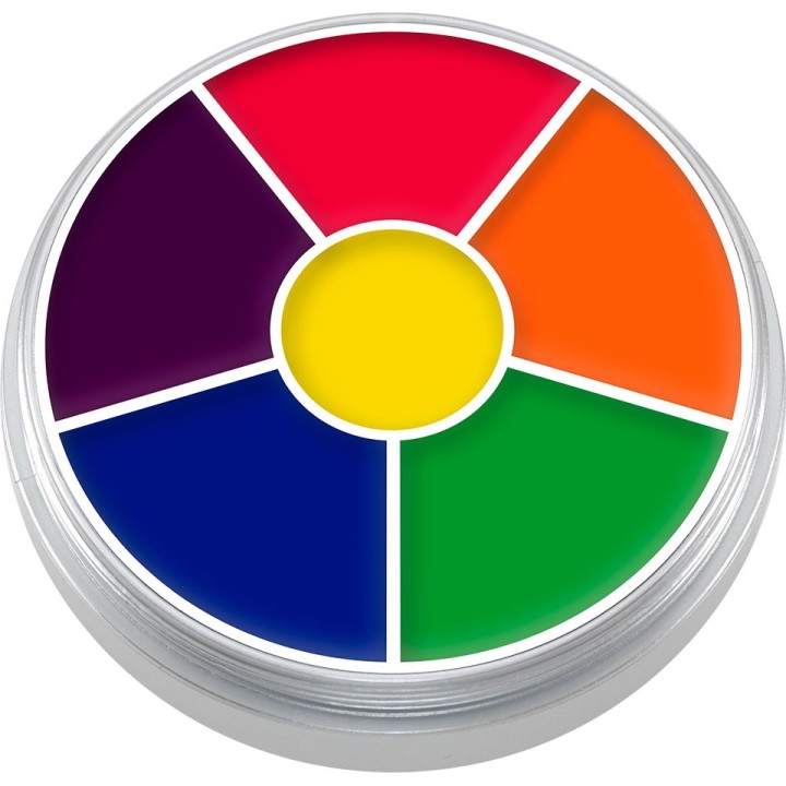 Cream Color Circle UV-Dayglow - kremowa farba