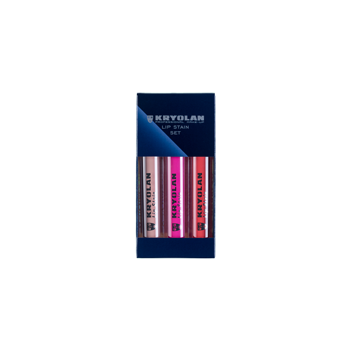 Lip Stain Set (Latin, Electro, Pop) - szminki matowe do ust