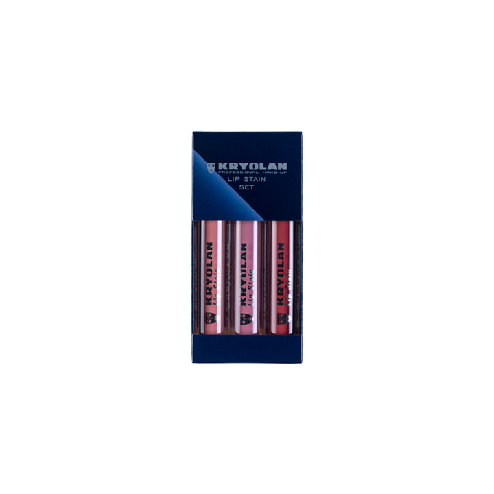 Lip Stain Set (Latin, Electro, Pop) - szminki matowe do ust