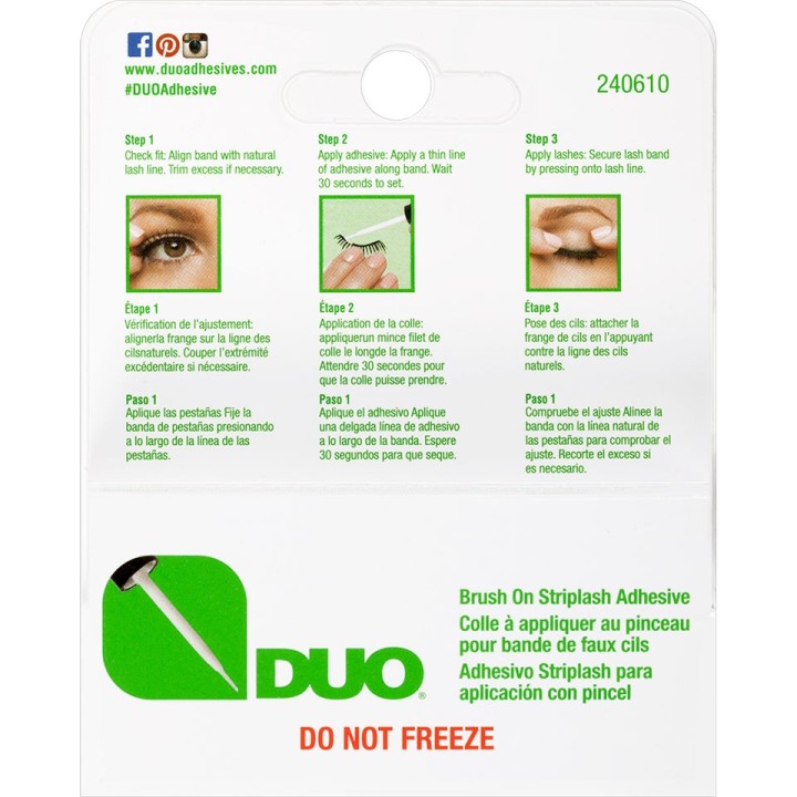 DUO Striplash Adhesive 5 g Brush On - klej do rzęs z pędzelkiem