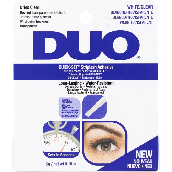 DUO Striplash Adhesive Quick Set, clear - klej do rzęs