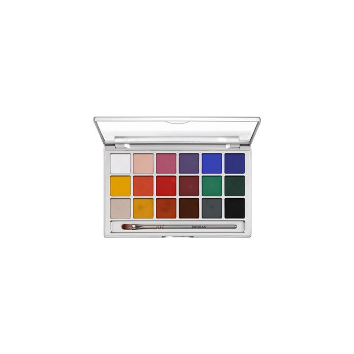 Coloring Vision Palette 18 Colors - kremowa farba do twarzy