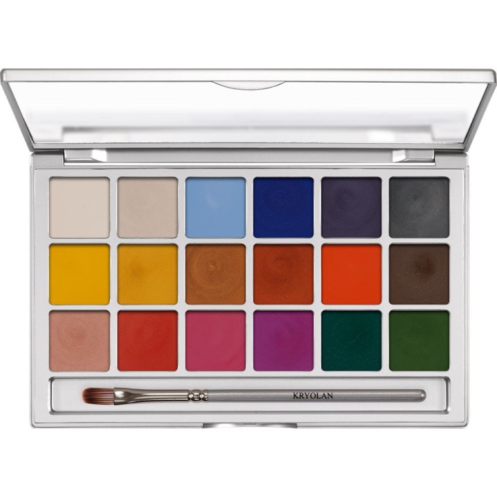 Shimmering Vision Palette 18 Colors - kremowe rozświetlacze