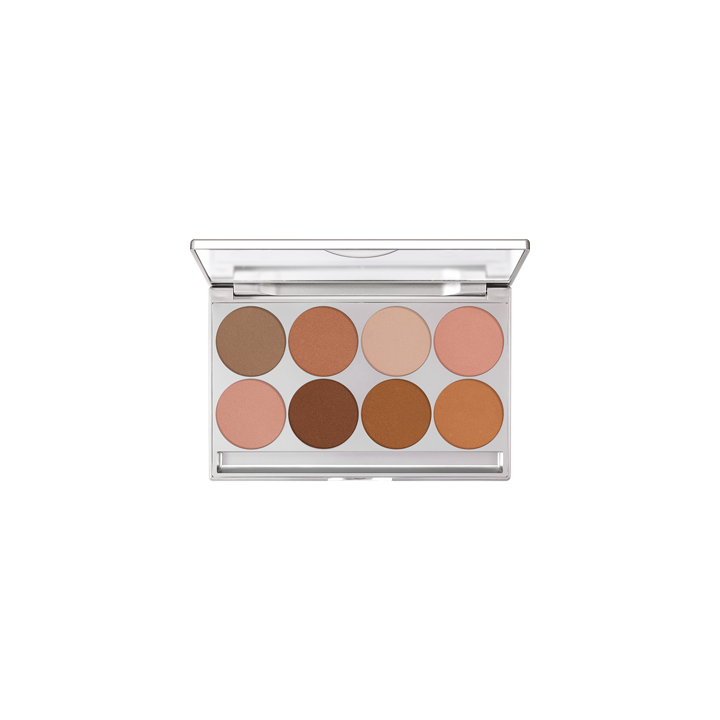 Puder Glamour Glow paleta 8 kol
