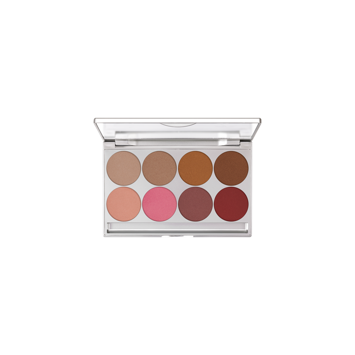 Puder Glamour Glow paleta 8 kol