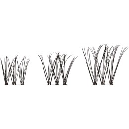 Natural Cluster Lashes Soft 3D Layered Clusters - sztuczne kępki rzęs 