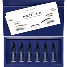 Nebula Airbrush Make-up Set ‘Eyebrows' 6 x 14 ml - zestaw farb