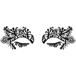 Face Lace Burlesque - samoprzylepna ozdoba twarzy