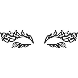 Face Lace Mini Swirlyqueue - samoprzylepna ozdoba twarzy