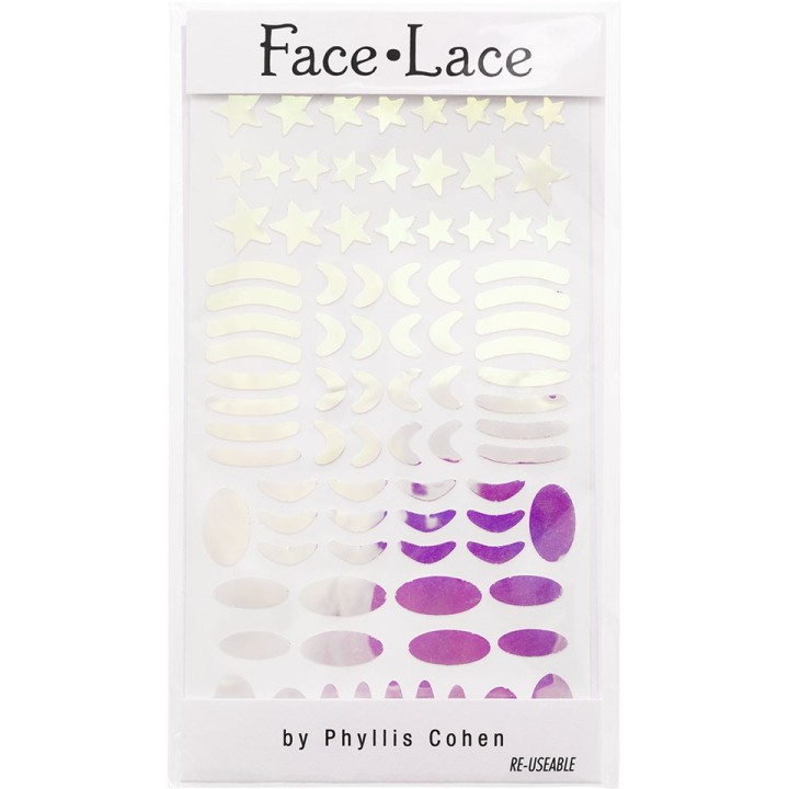 Face Lace DazzleDots - samoprzylepna ozdoba twarzy
