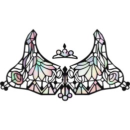 FACE LACE GLASSTO - samoprzylepna ozdoba twarzy