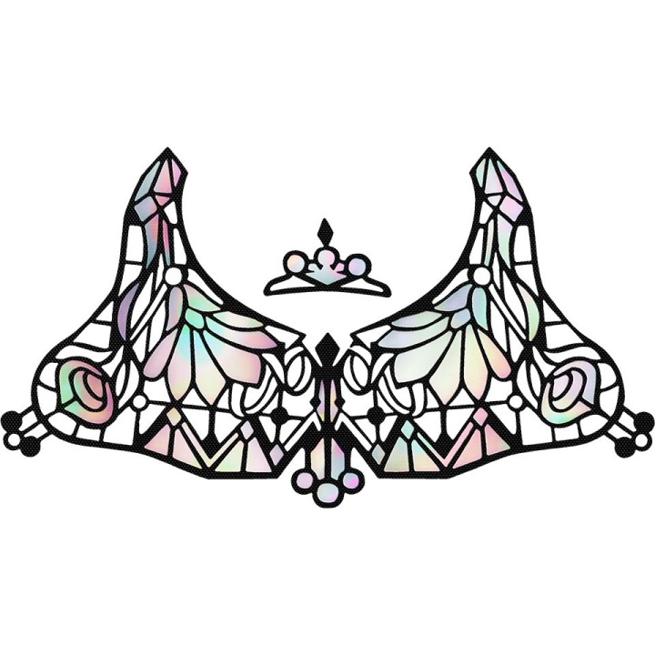 FACE LACE GLASSTO - samoprzylepna ozdoba twarzy