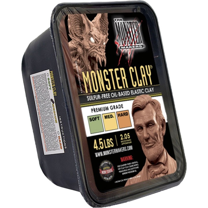 Monster Clay medium grade 2.05 kg - masa  modelarska