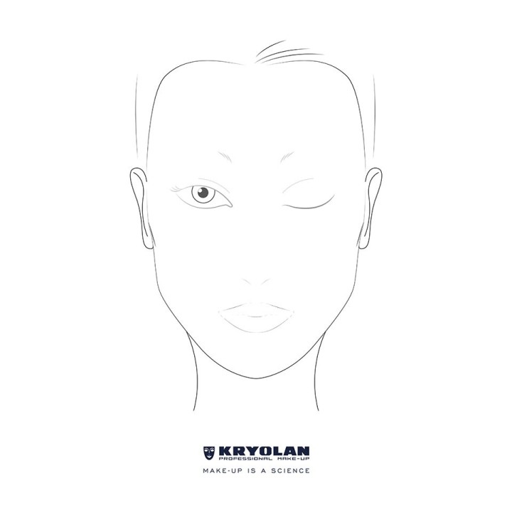 Professional Make-up Charts 25 szt