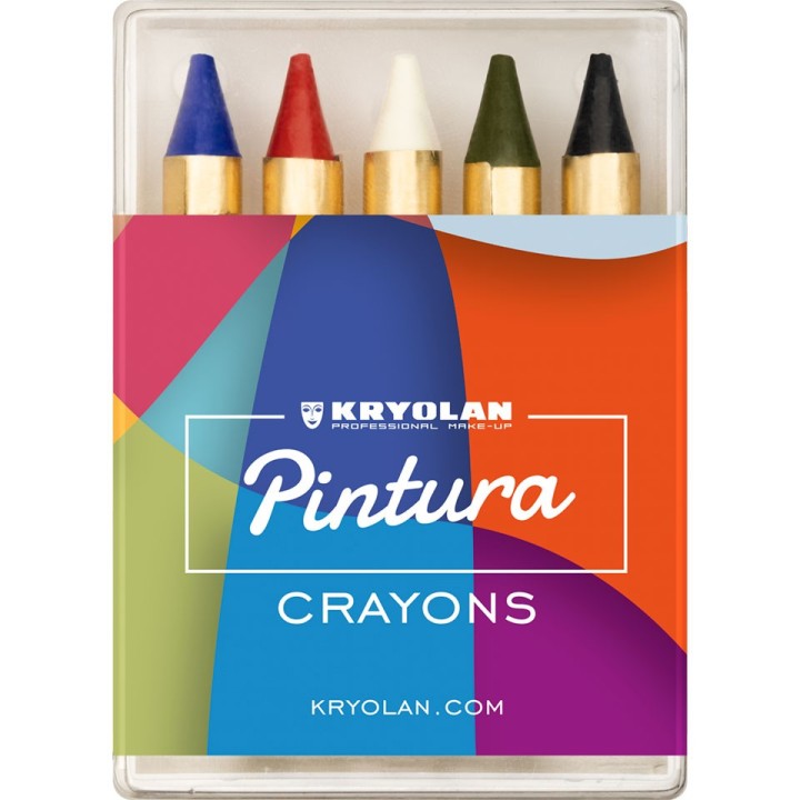 Pintura Crayons 5 colors - kredki świecowe do twarzy