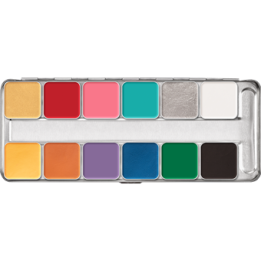 Pintura Water Color Palette 12 Colors - paleta farb do twarzy