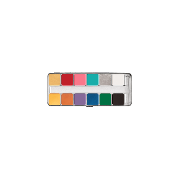 Pintura Water Color Palette 12 Colors - paleta farb do twarzy