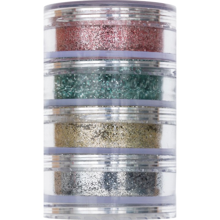 Pintura Natural Glitter Stacker 4 Colors - brokat