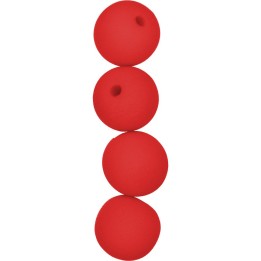 Pintura Clown Foam Nose 4 piece(s) - czerwony piankowy nos klauna