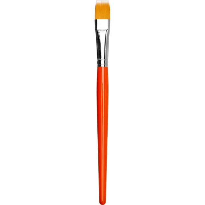 Pintura Brush Orange - pędzel płaski wegański