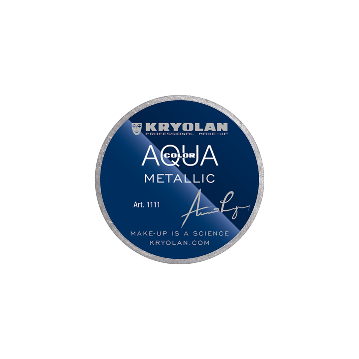 Aquacolor Metallic 8 ml - farba wodna do twarzy i ciała