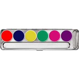 UV-Dayglow Effect Color Palette 6 Colors - farba wodna