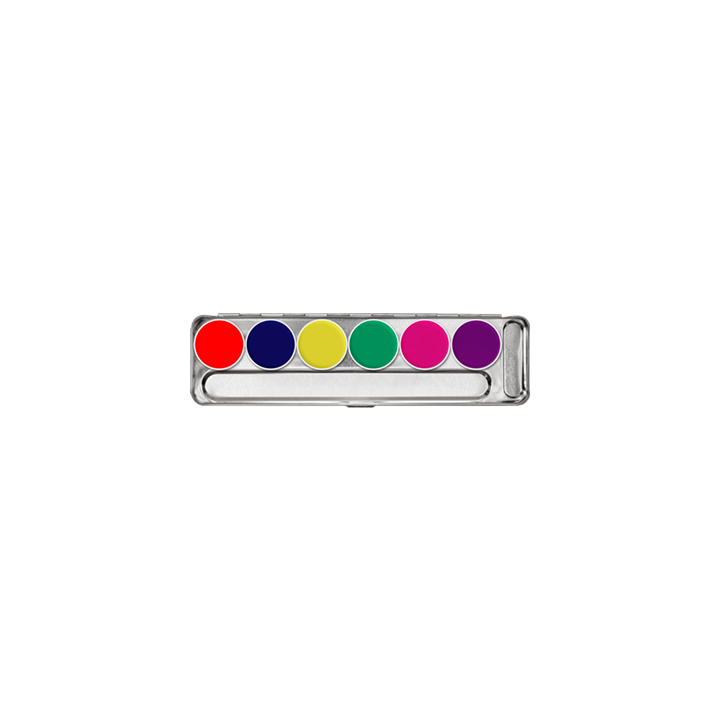 UV-Dayglow Effect Color Palette 6 Colors - farba wodna