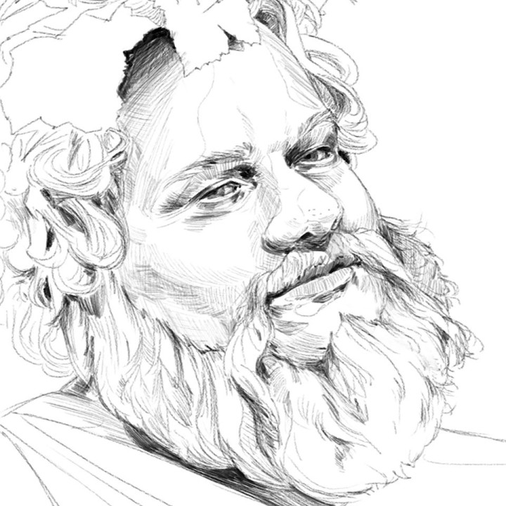 PU Foam Nose Bacchus- nos z pianki