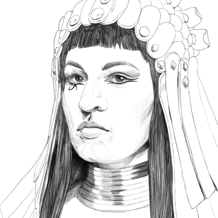 PU Foam Nose Cleopatra- nos z pianki