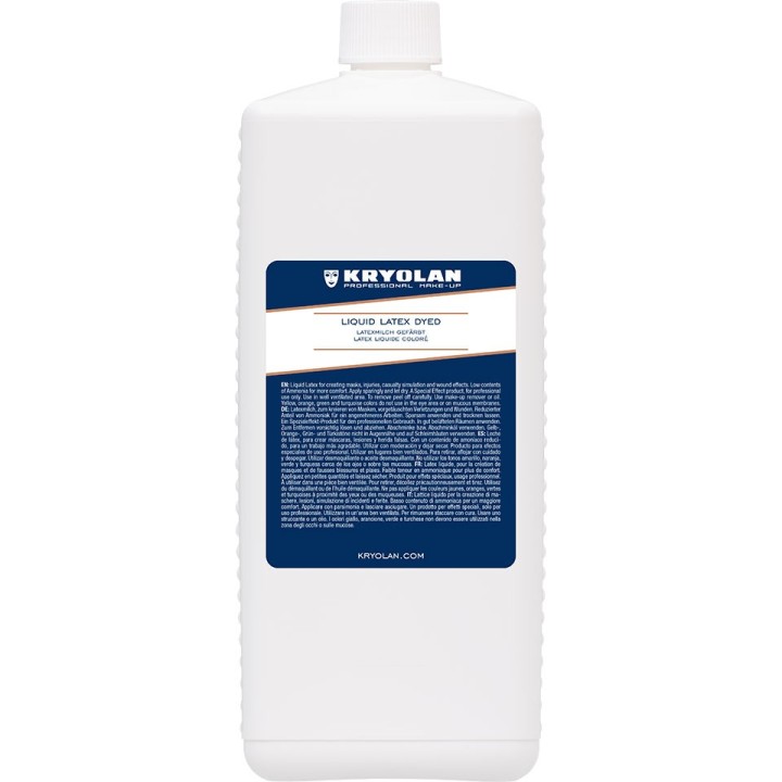 Liquid Latex dyed 1000 ml - łynny lateks - kolor