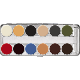Rubber Mask Grease Palette 12 Colors - farby do gumy