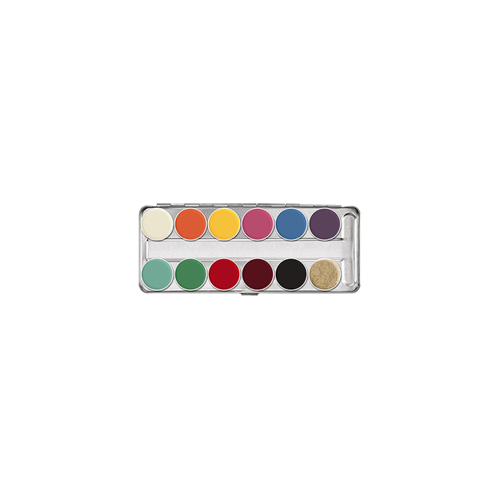 Rubber Mask Grease Palette 12 Colors - farby do gumy