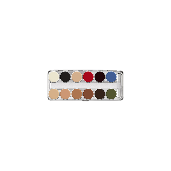 Rubber Mask Grease Palette 12 Colors - farby do gumy