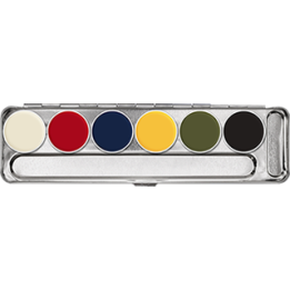 Rubber Mask Grease Palette 6 Colors - farby do gumy