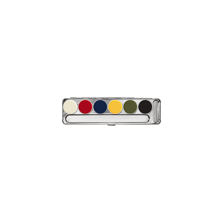 Rubber Mask Grease Palette 6 Colors - farby do gumy