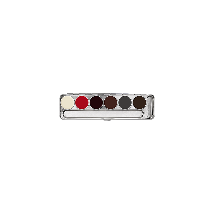 Rubber Mask Grease Palette 6 Colors - farby do gumy